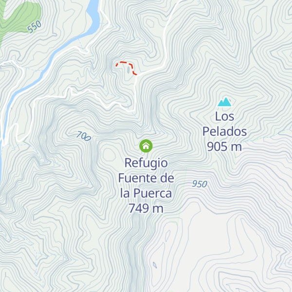 Map of Refugio Fuente de la Puerca