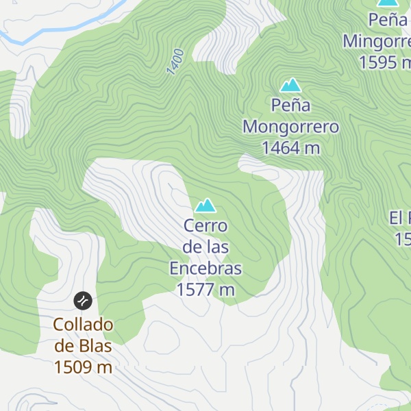 Map of Cerro de las Encebras