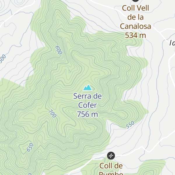 Map of Serra de Cofer