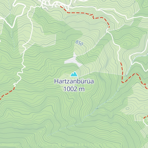 Map of Hartzanbürüa