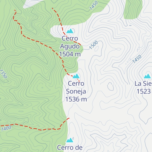 Map of Cerro Soneja