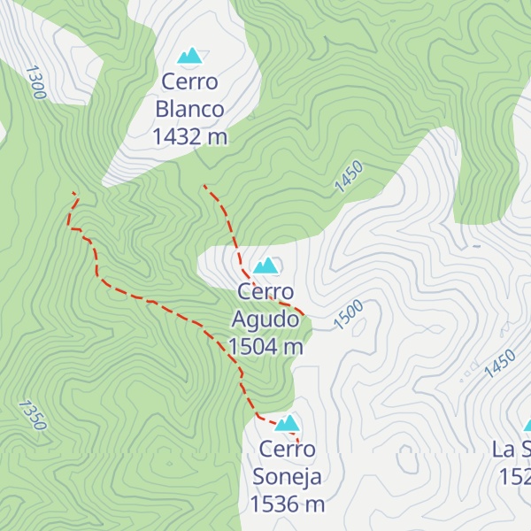 Map of Cerro Agudo