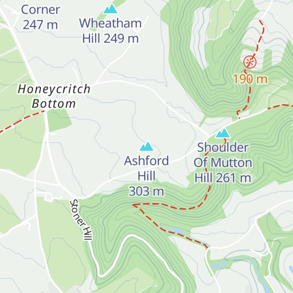 Map of Ashford Hill
