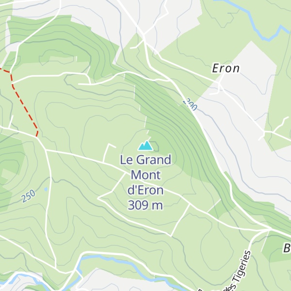 Map of Le Grand Mont d'Eron