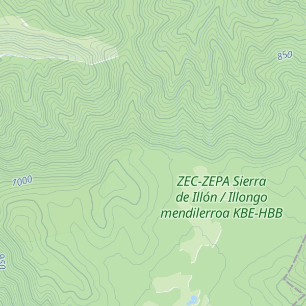 Map of Sierra de Beldún
