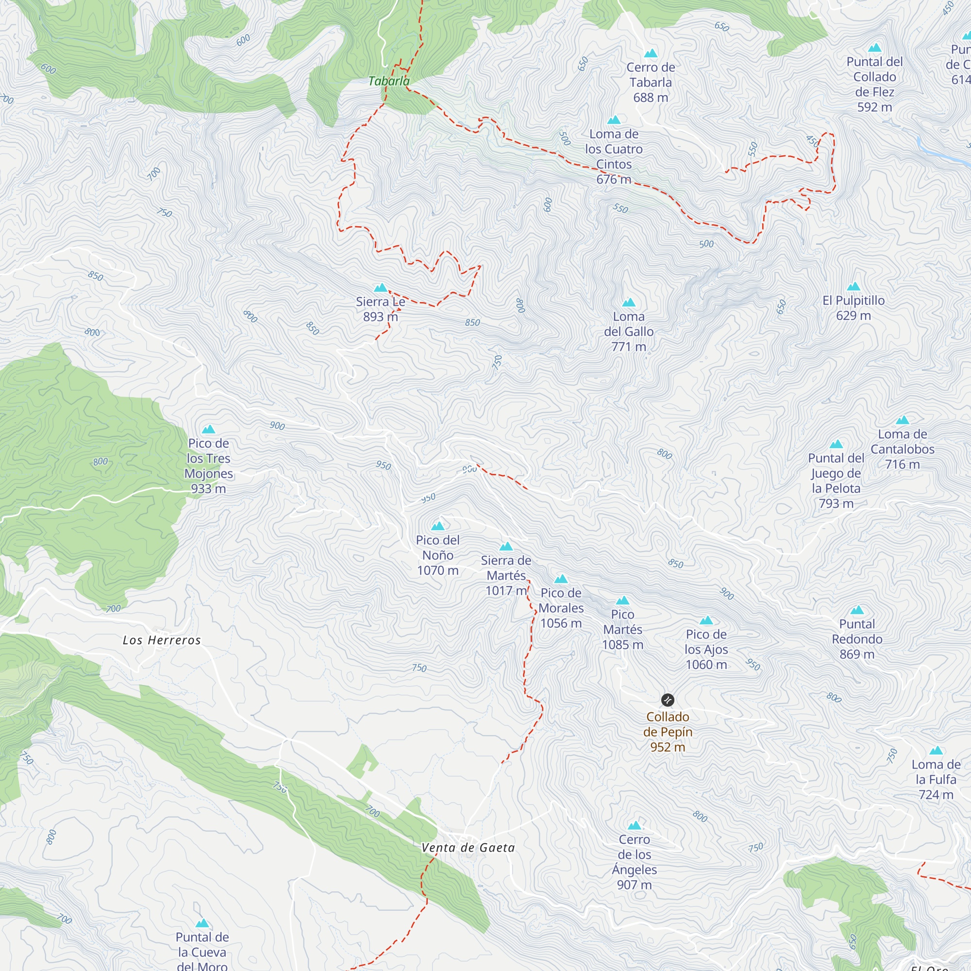 Refugio Forestal "El Manquillo" map