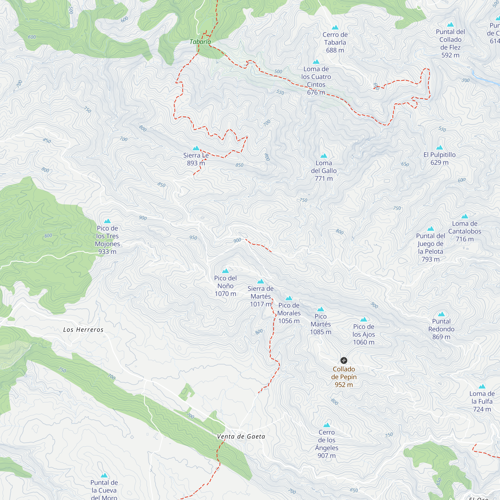 Refugio Forestal "El Manquillo" map