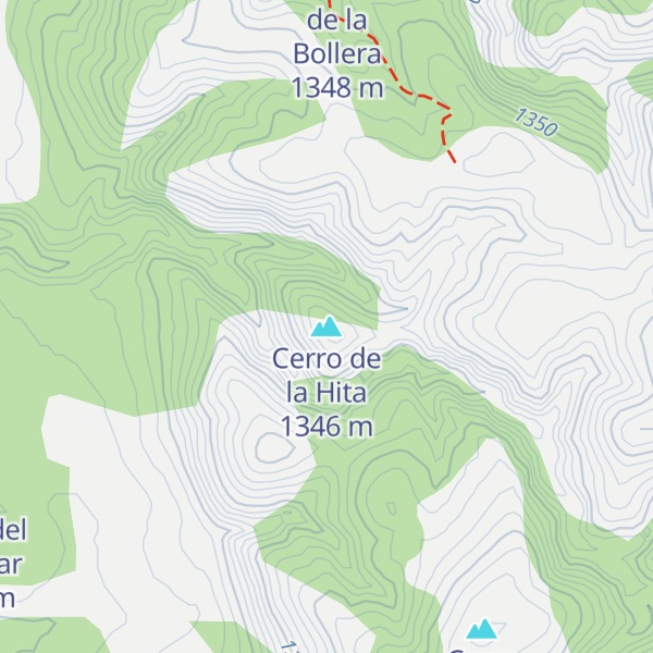 Map of Cerro de la Hita