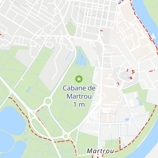 Map of Cabane de Martrou