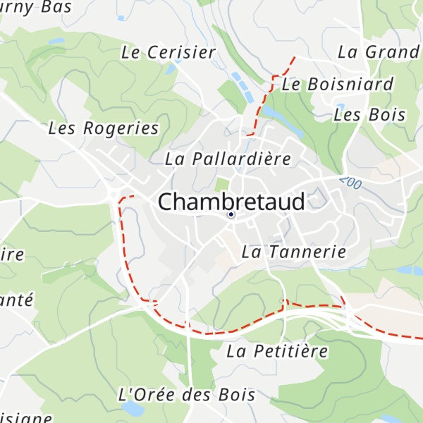 Map of Gîte de la Mariée