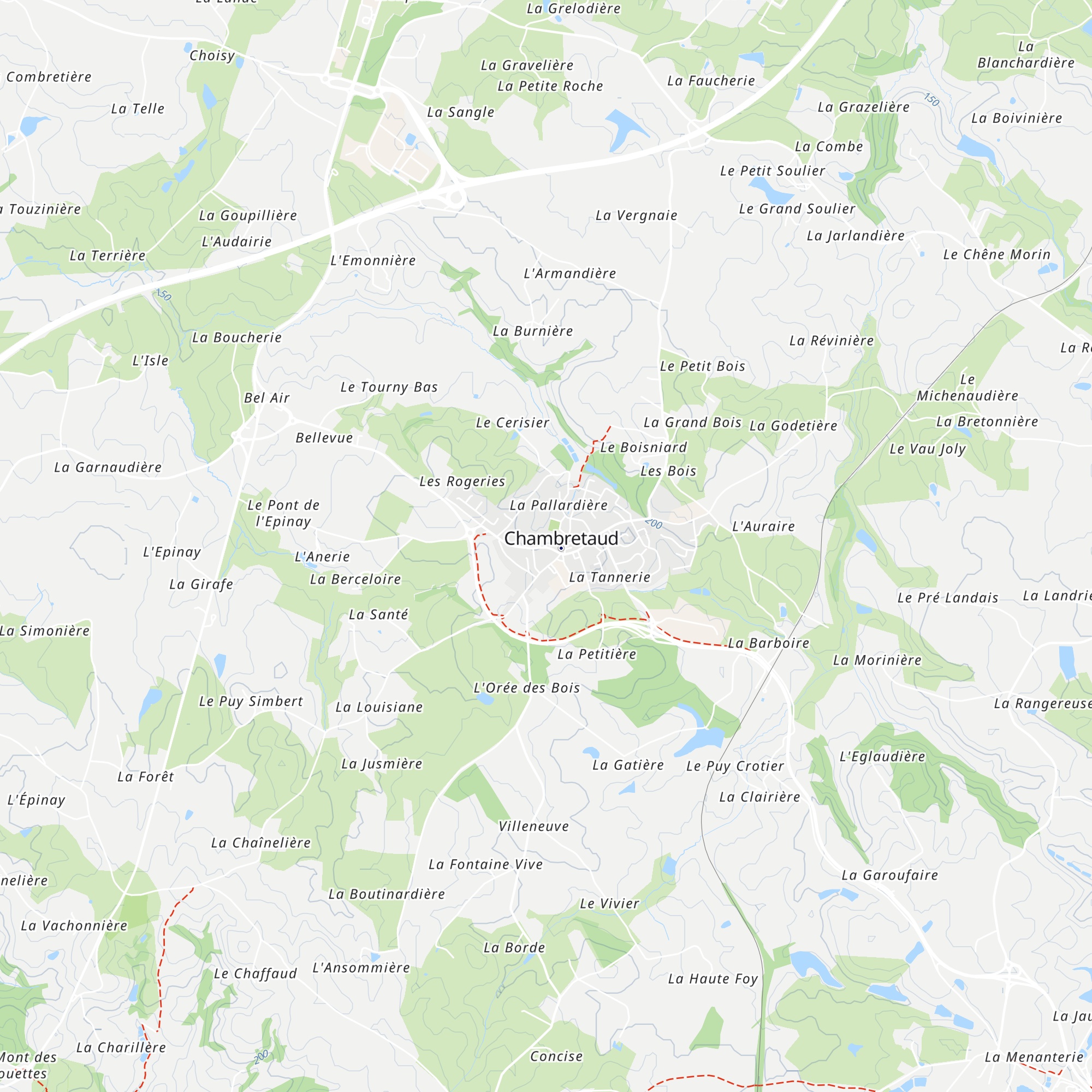 Gîte de la Mariée map