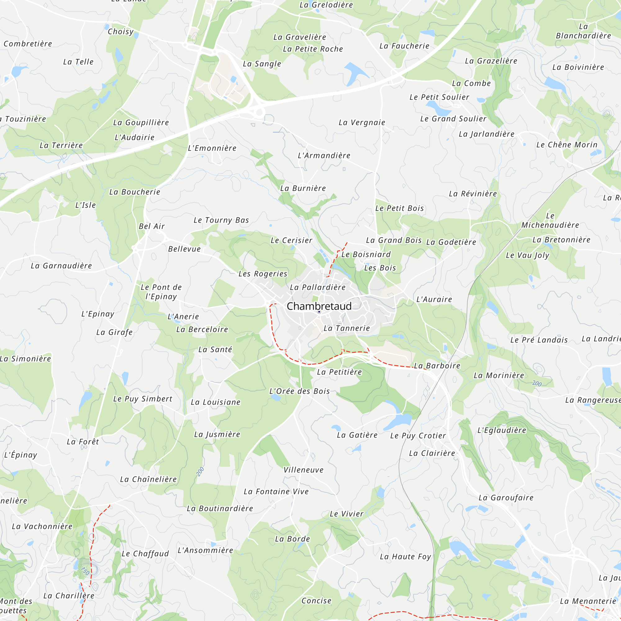 Gîte de la Mariée map