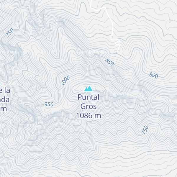 Map of Puntal Gros