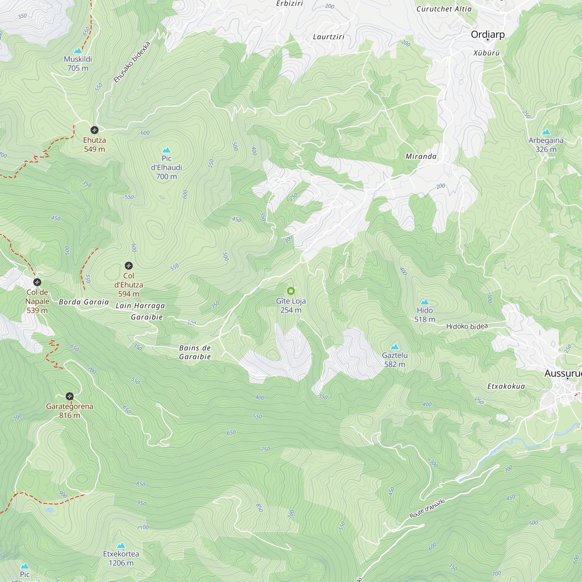Gîte Loja map