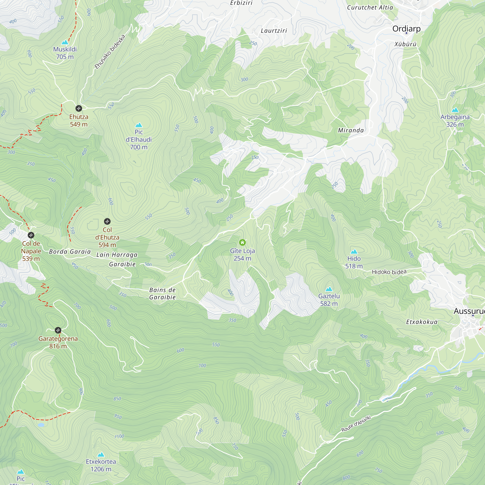 Gîte Loja map