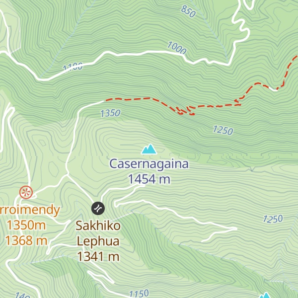 Map of Casernagaina