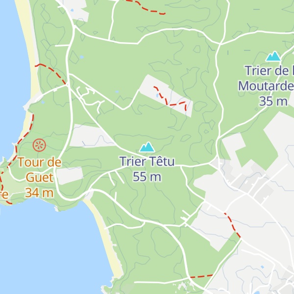 Map of Trier Têtu