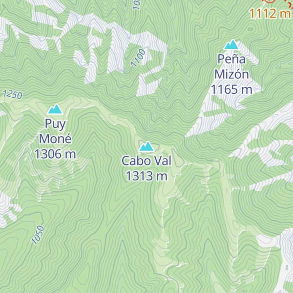 Map of Cabo Val