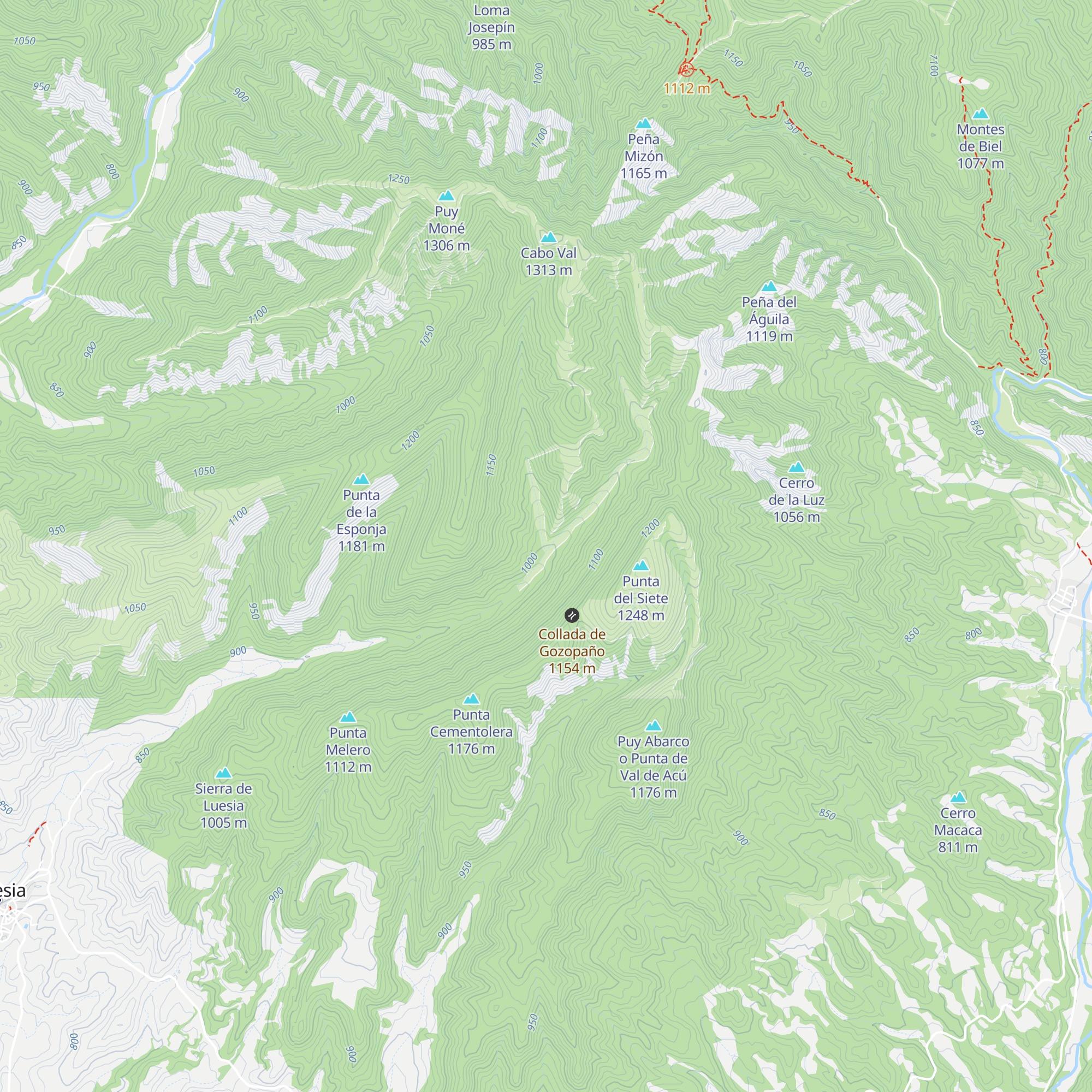 Refugio l'Artica map