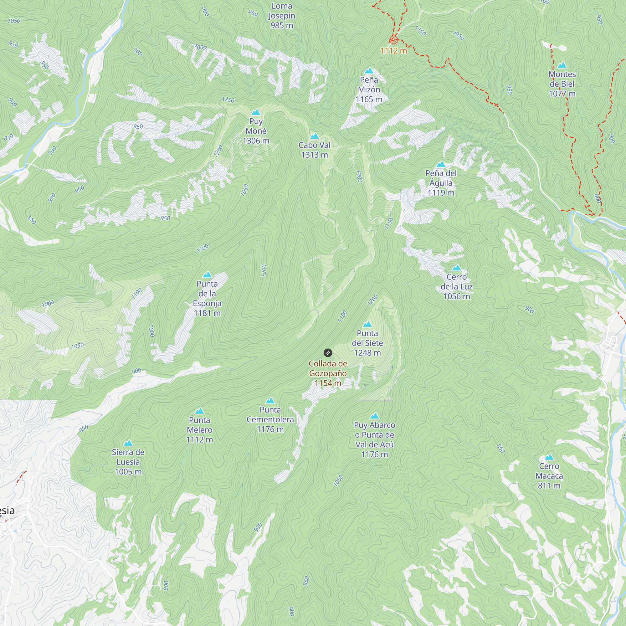 Refugio l'Artica map