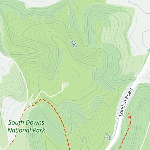 Map of Butser Hill