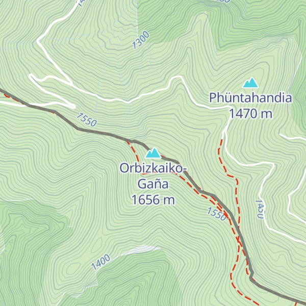 Map of Orbizkaiko-Gaña