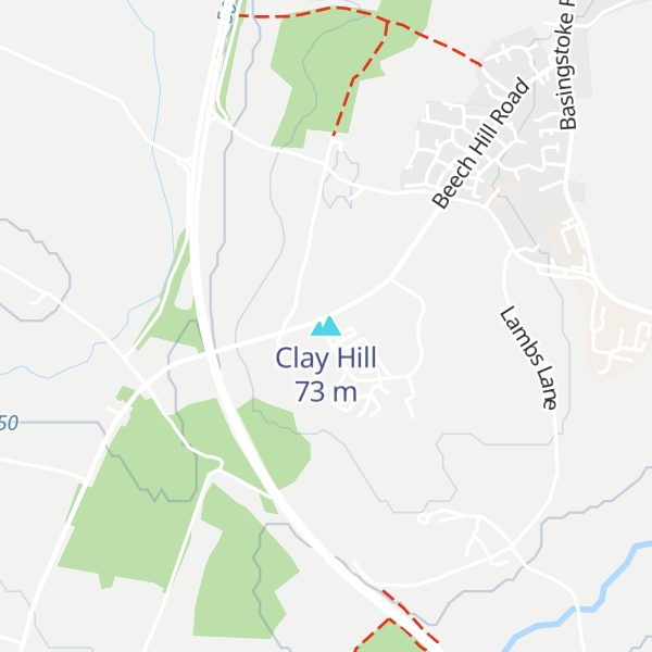 Map of Clay Hill
