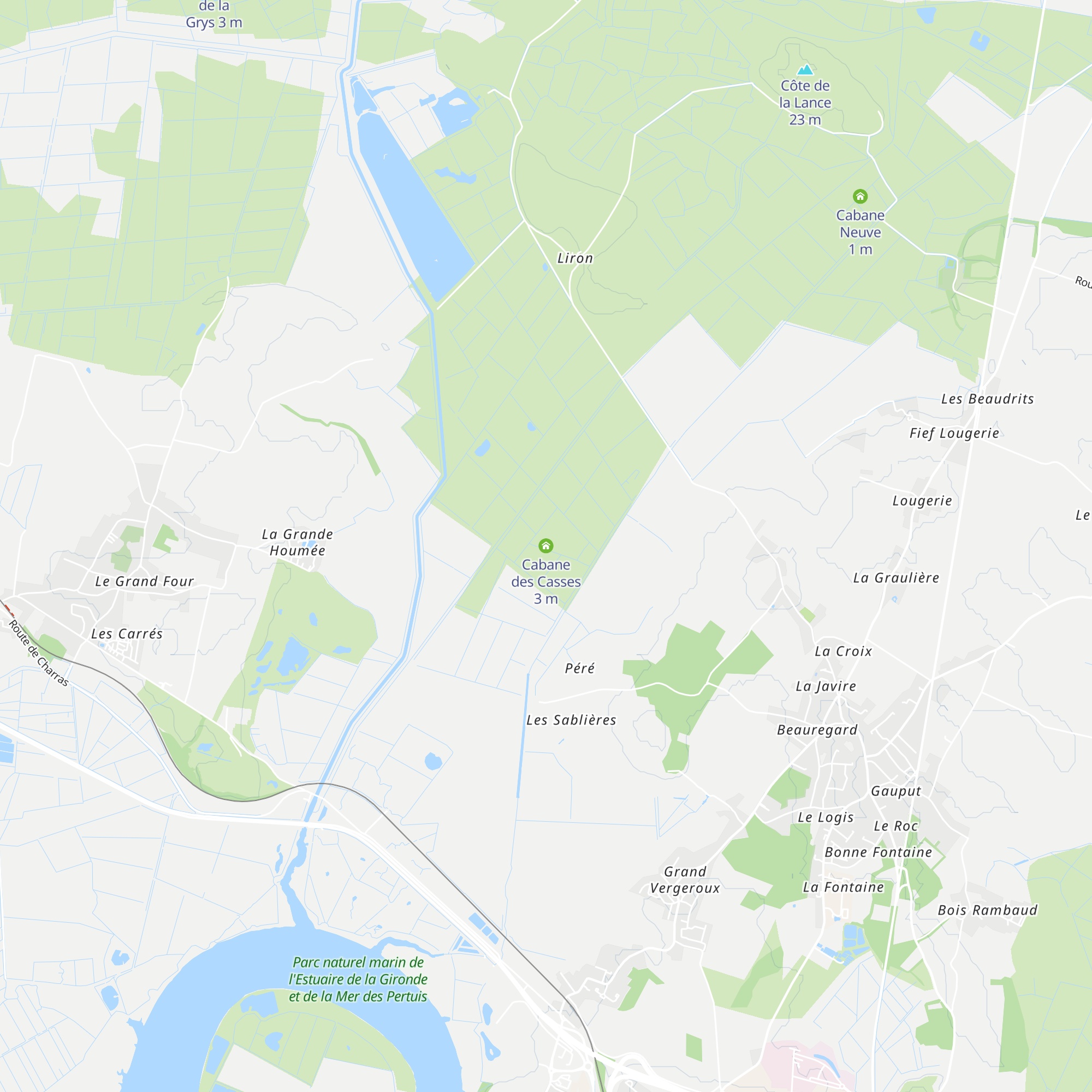 Cabane des Casses map