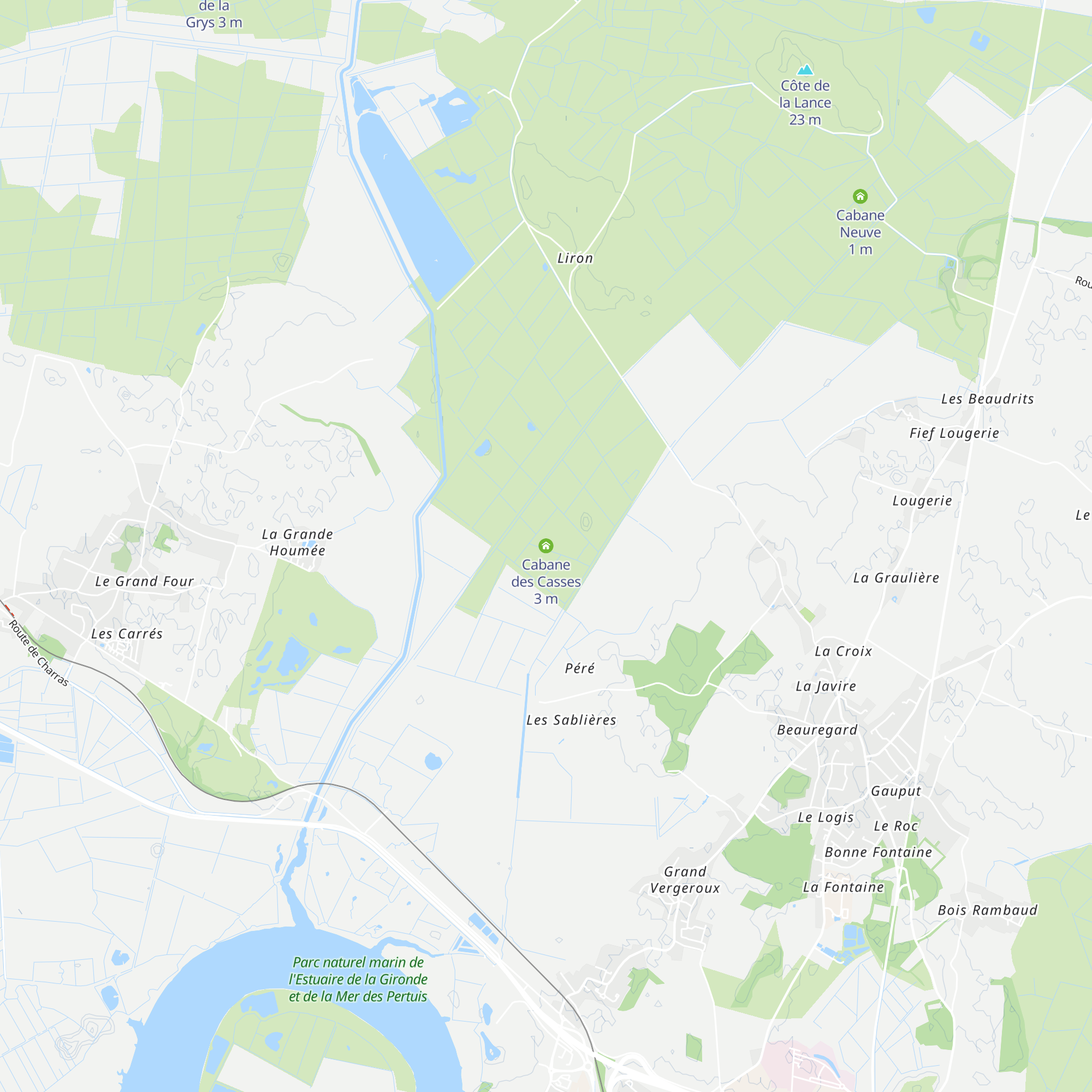 Cabane des Casses map