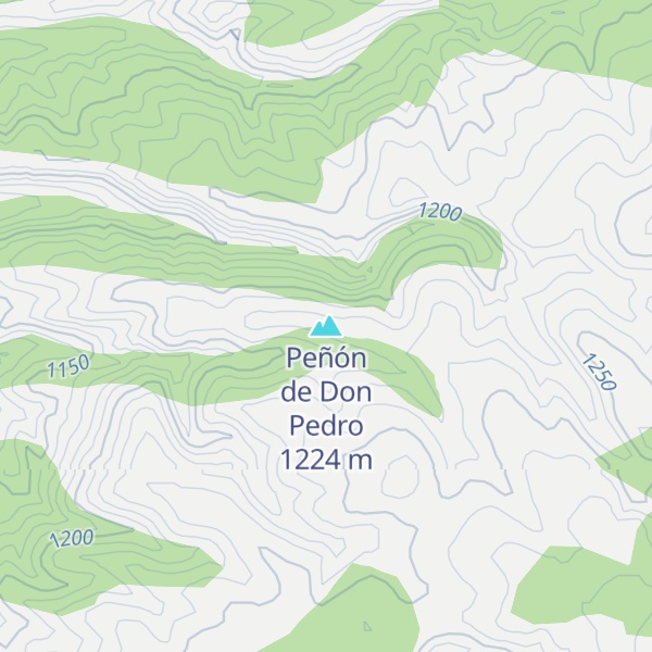 Map of Peñón de Don Pedro
