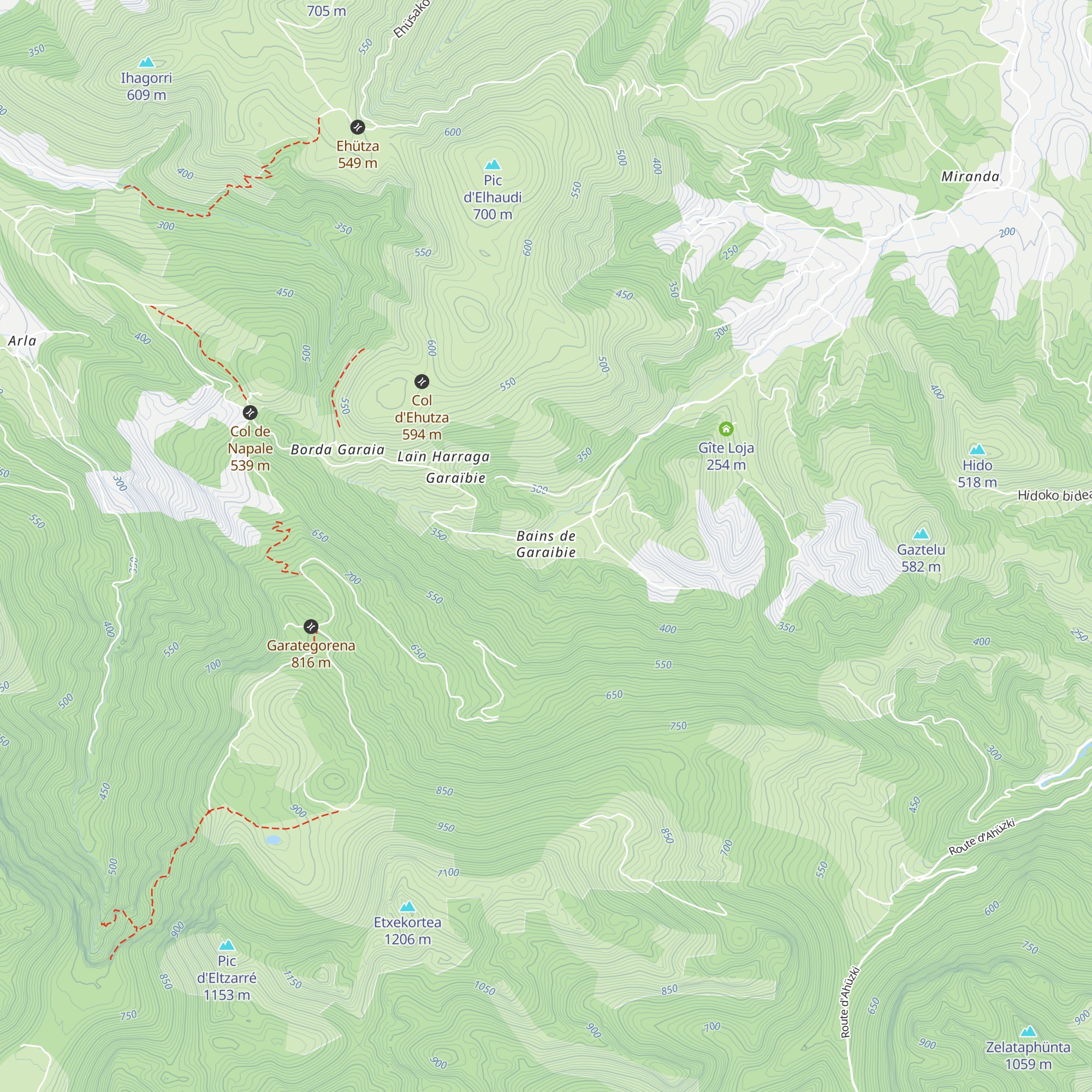 Gîte de Garaïbie map