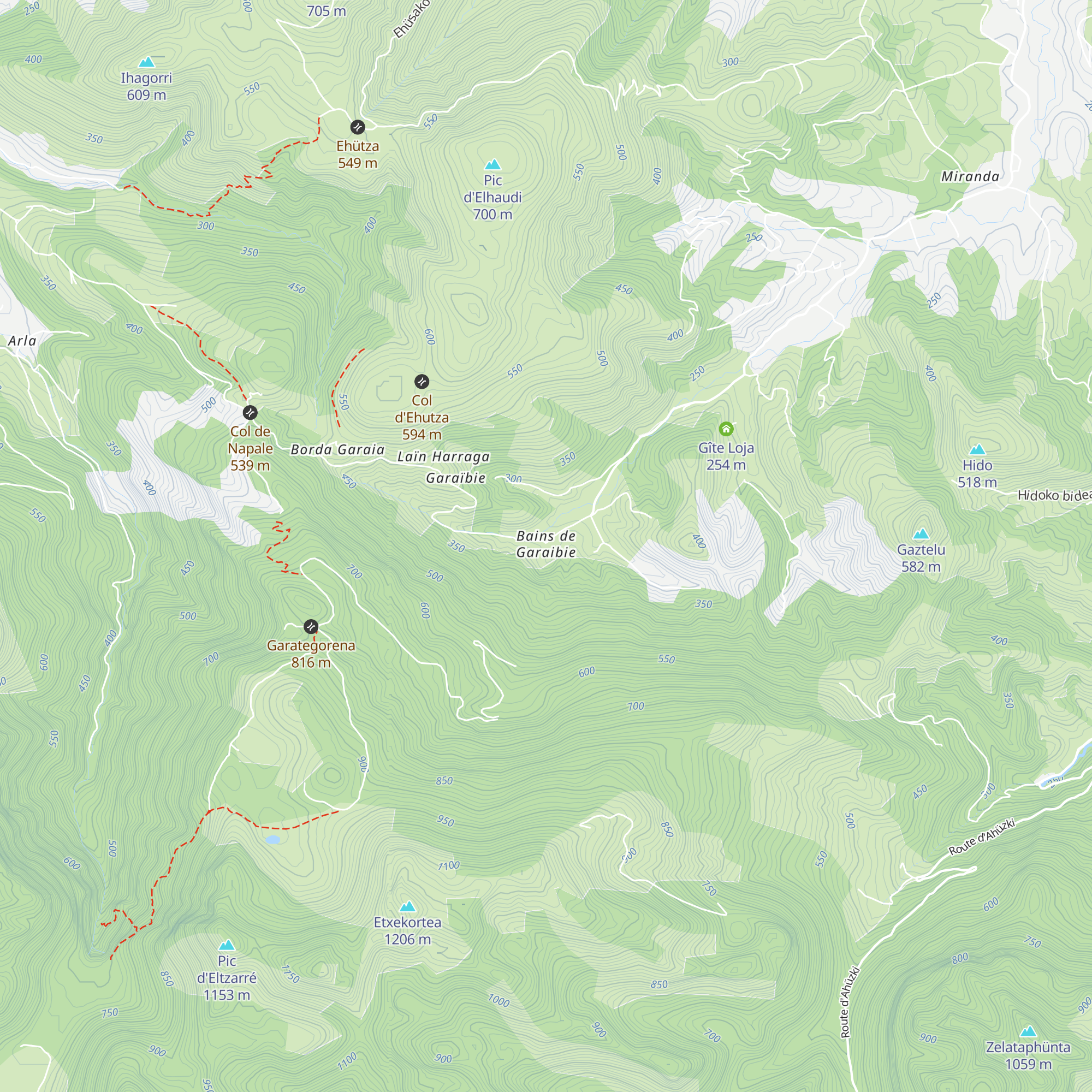Gîte de Garaïbie map