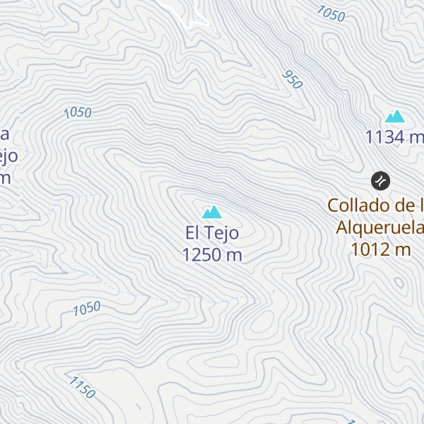 Map of El Tejo