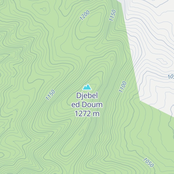 Map of Djebel ed Doum