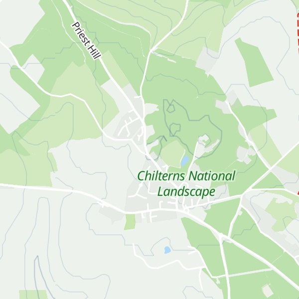 Map of Priest's Hill