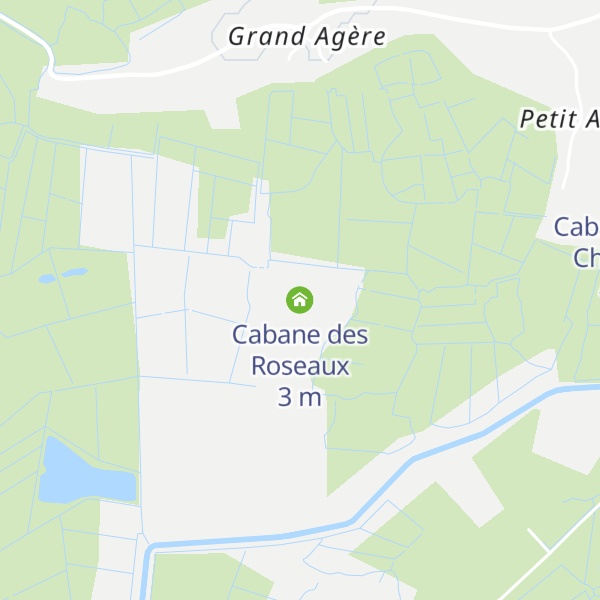 Map of Cabane des Roseaux