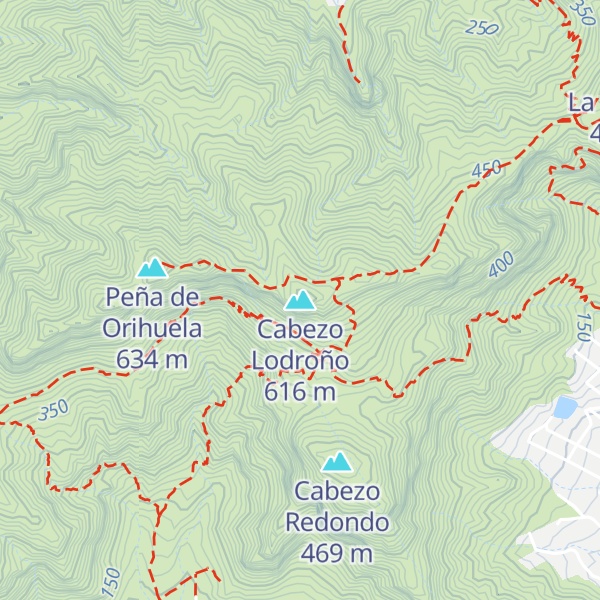 Map of Cabezo Lodroño