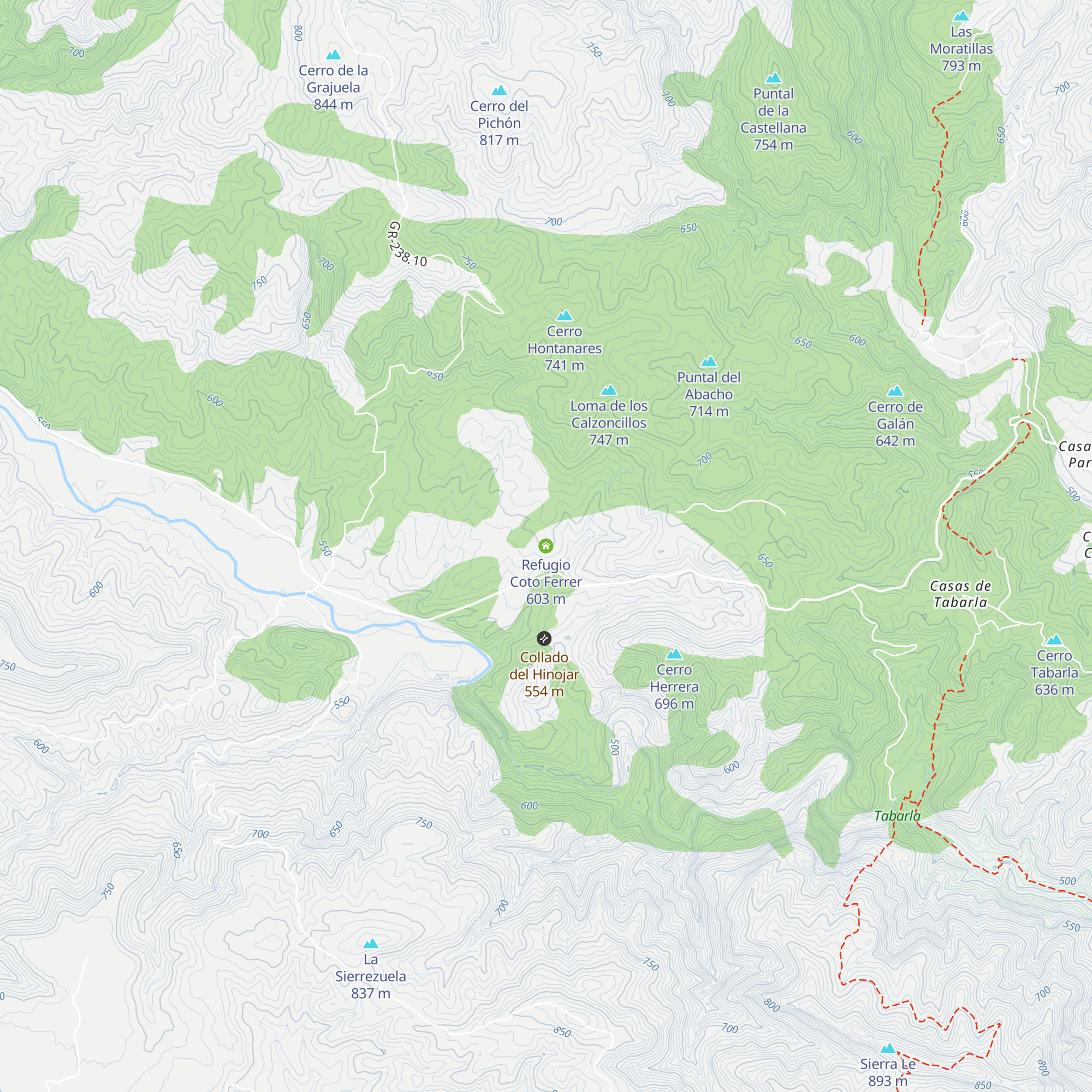 Refugio Coto Ferrer map