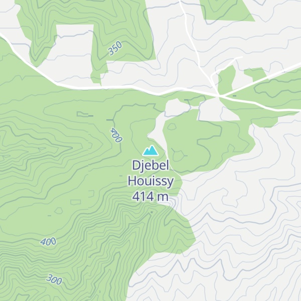 Map of Djebel Houissy
