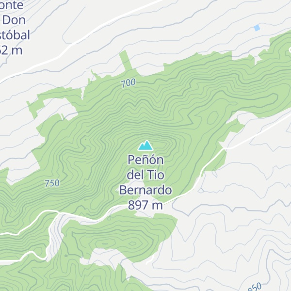 Map of Peñón del Tio Bernardo