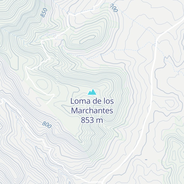 Map of Loma de los Marchantes