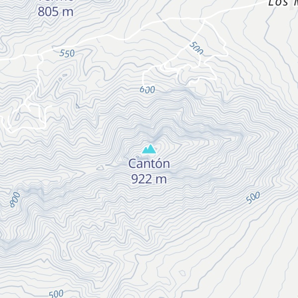 Map of Cantón