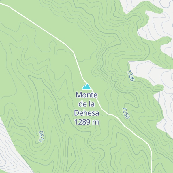 Map of Monte de la Dehesa