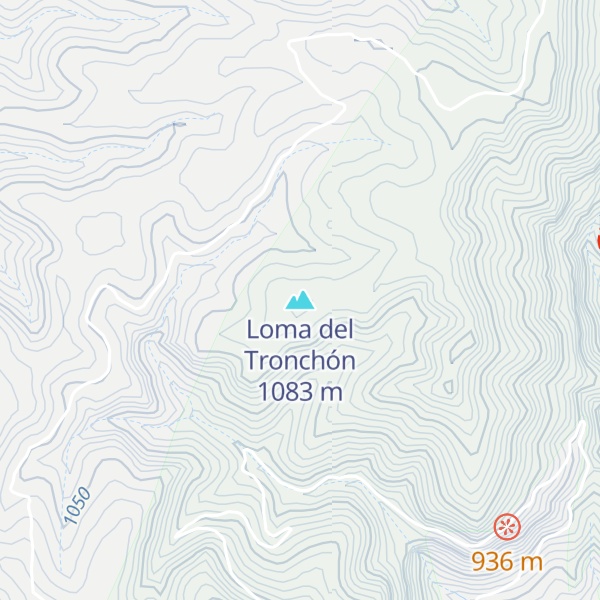 Map of Loma del Tronchón