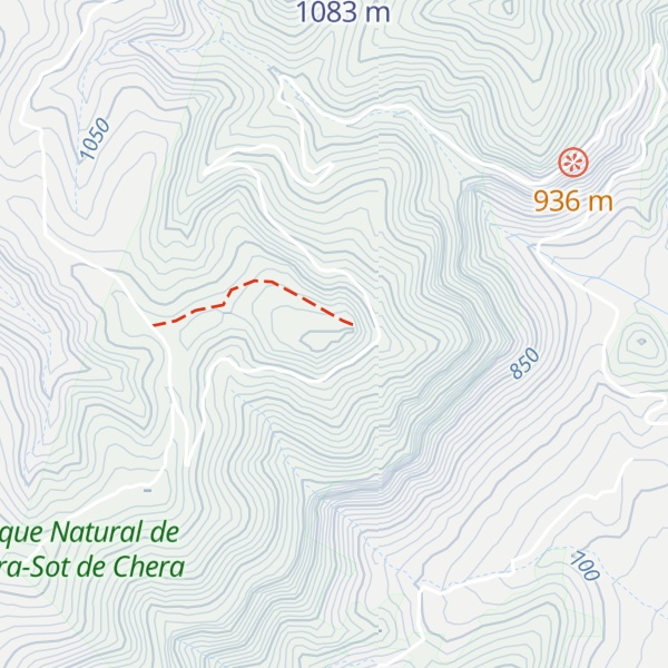 Map of Pico del Tío Gaspar
