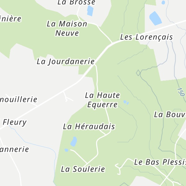 Map of Chataigneraie de la Motte