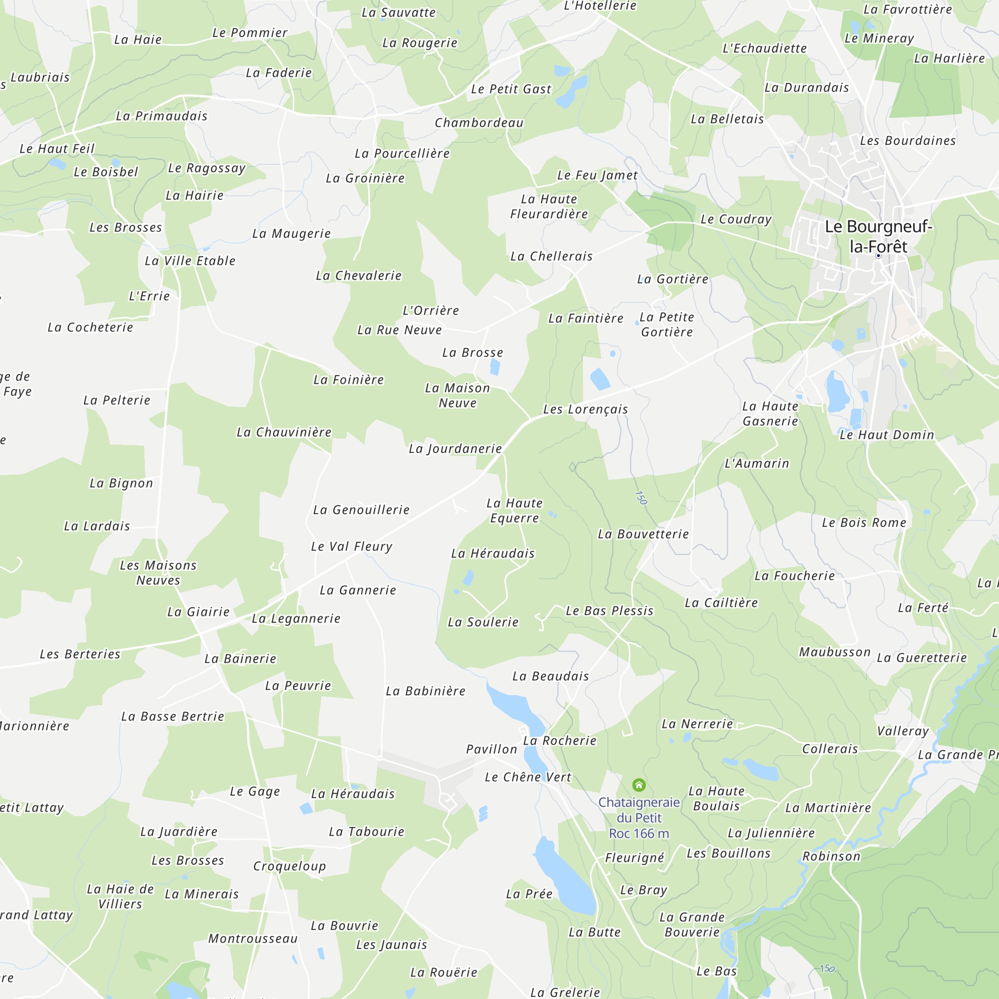 Chataigneraie de la Motte map