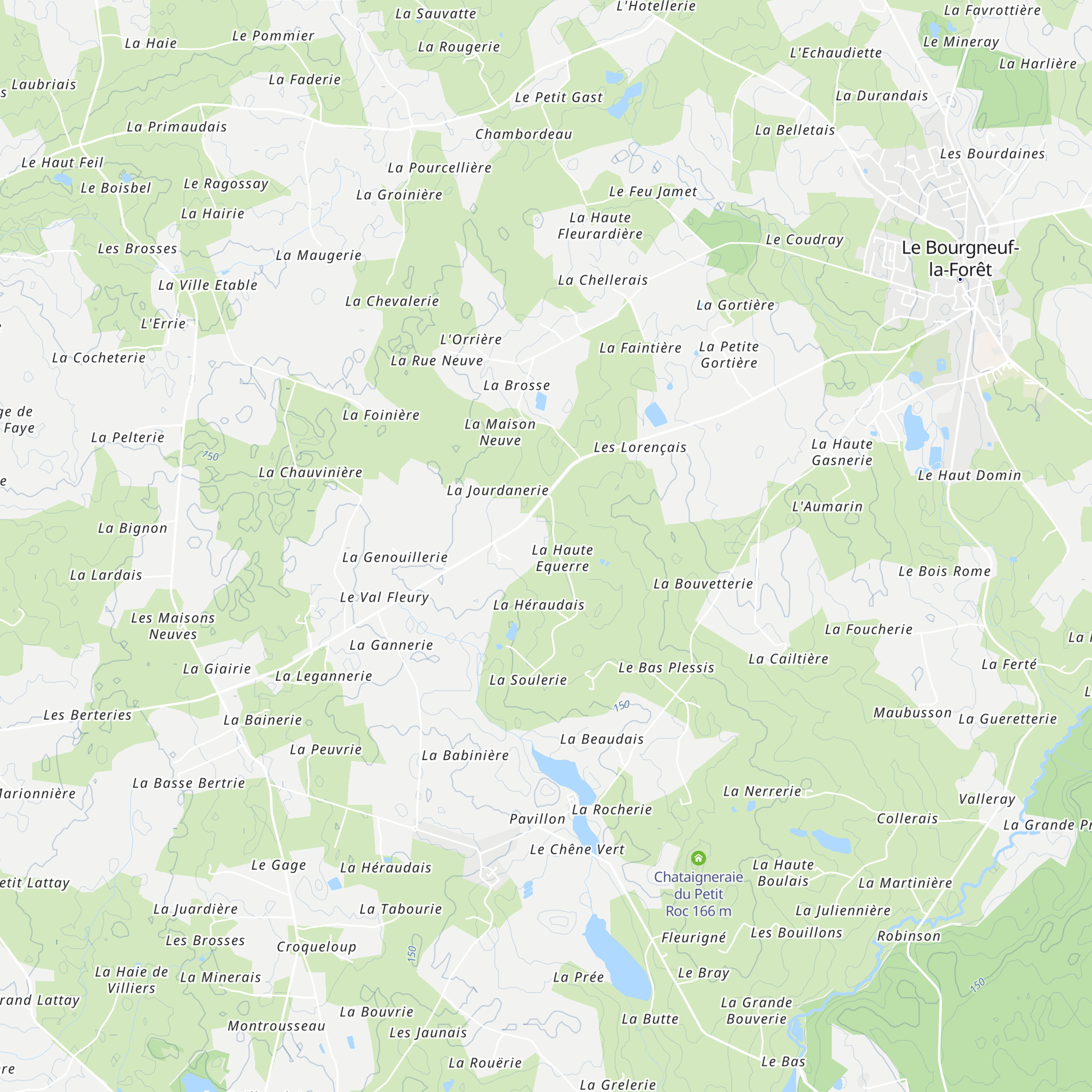 Chataigneraie de la Motte map
