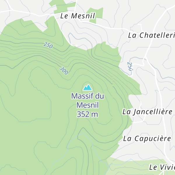 Map of Massif du Mesnil