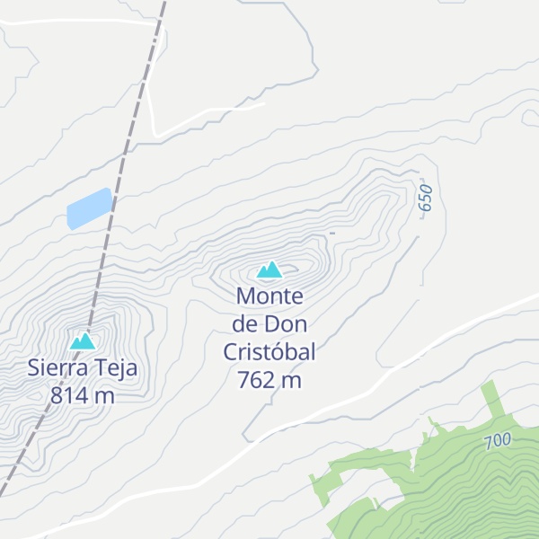 Map of Monte de Don Cristóbal